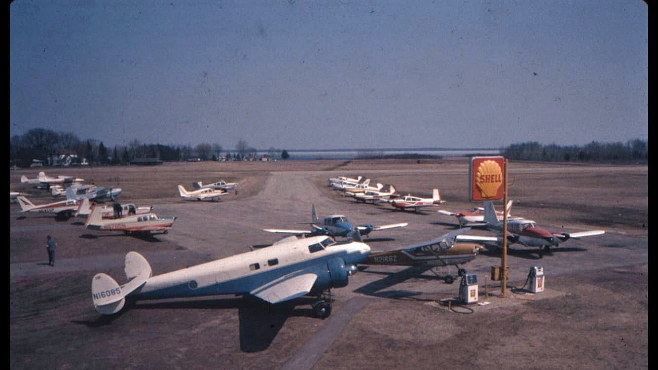 Vintage Shawano Airport Photo
