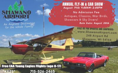 Annual Fly-In & Car Show August 19, 2023